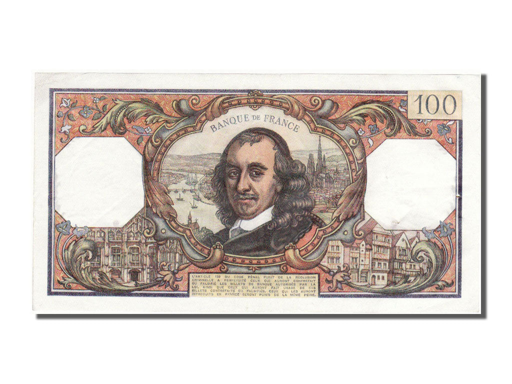 Billet, France, 100 Francs, 100 F 1964-1979 ''Corneille'', 1972, 1972-10-05
