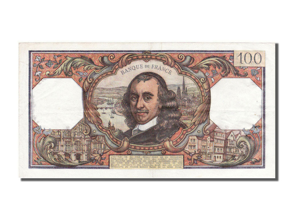 Billet, France, 100 Francs, 100 F 1964-1979 ''Corneille'', 1973, 1973-01-04