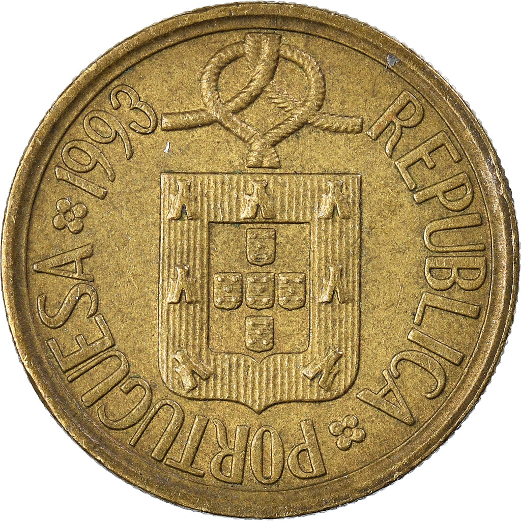 Münze, Portugal, 5 Escudos, 1993