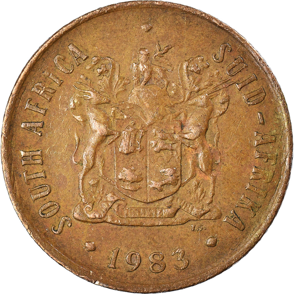 Munten, Zuid Afrika, 2 Cents, 1983