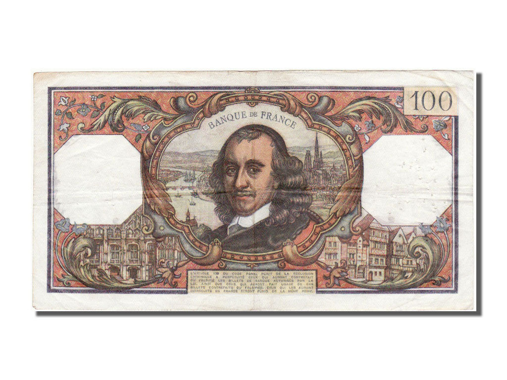 Billet, France, 100 Francs, 100 F 1964-1979 ''Corneille'', 1975, 1975-02-06