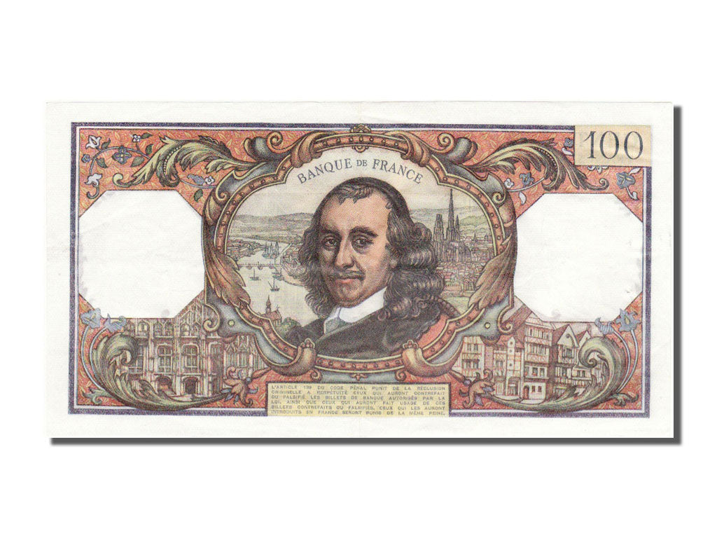 Billet, France, 100 Francs, 100 F 1964-1979 ''Corneille'', 1975, 1975-05-15