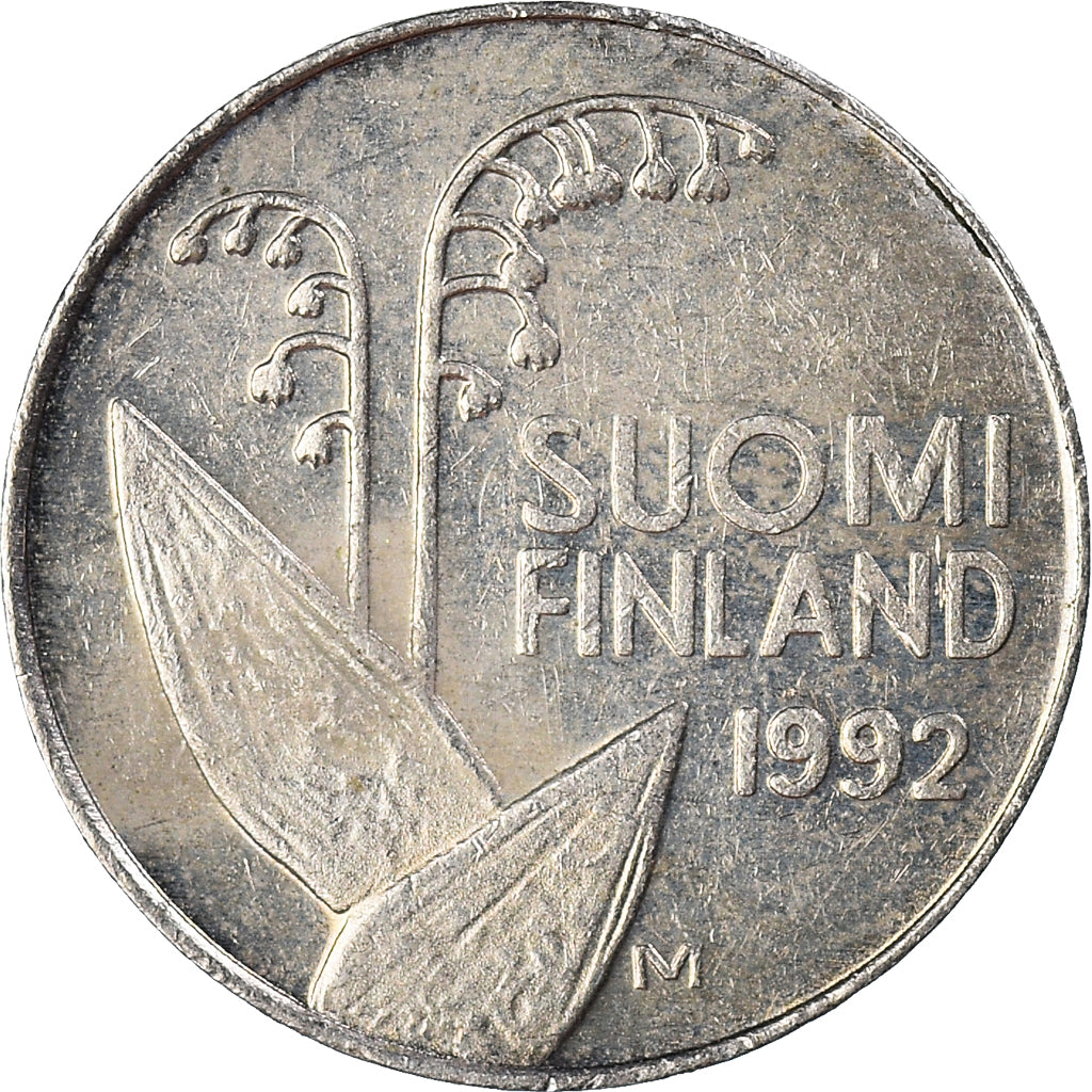 Munten, Finland, 10 Pennia, 1992
