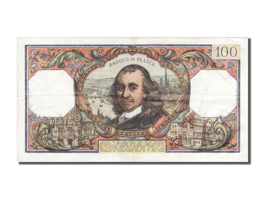 Banknot, Francja, 100 Francs, Corneille, 1977, 1977-06-02, AU(50-53)