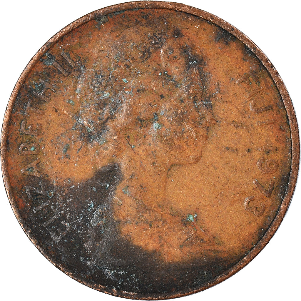 Monnaie, Fidji, 2 Cents, 1973