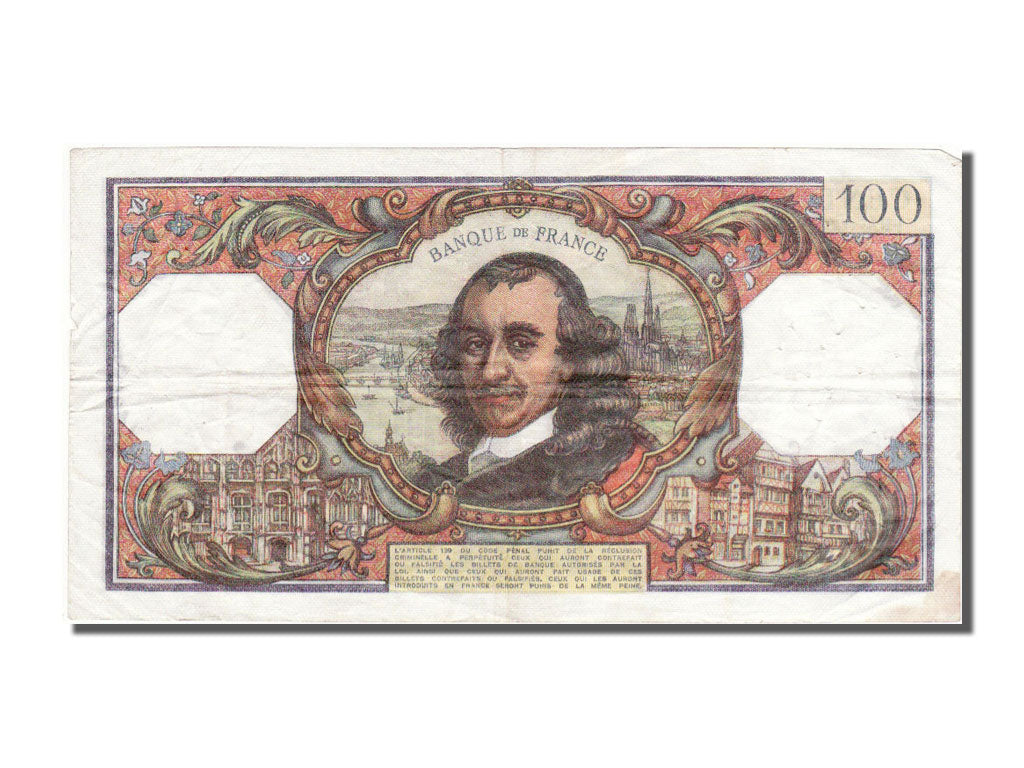 Banconote, Francia, 100 Francs, 100 F 1964-1979 ''Corneille'', 1977, 1977-09-01