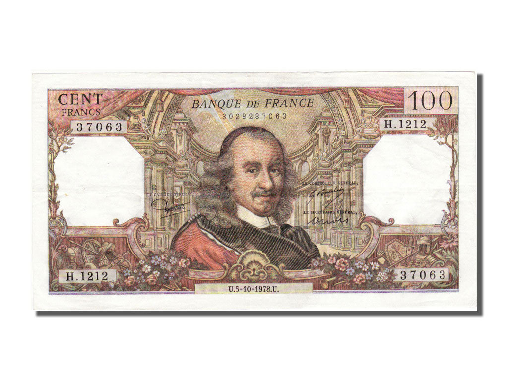 Billete, Francia, 100 Francs, 100 F 1964-1979 ''Corneille'', 1978, 1978-10-05