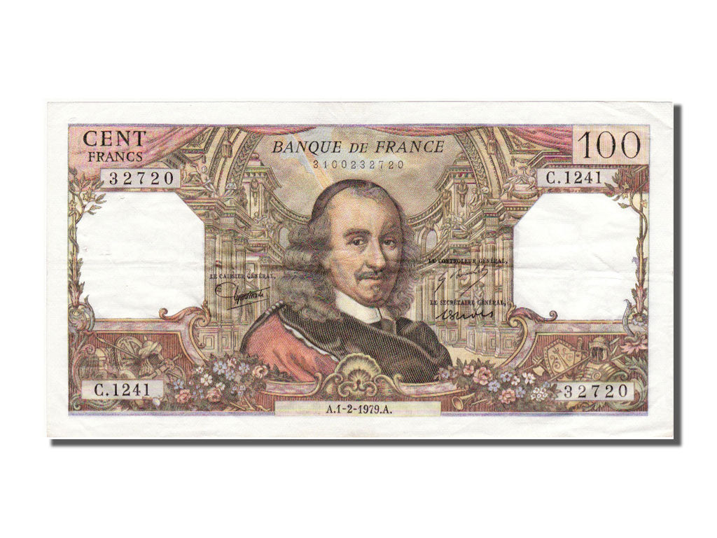 Billete, Francia, 100 Francs, 100 F 1964-1979 ''Corneille'', 1979, 1979-02-01