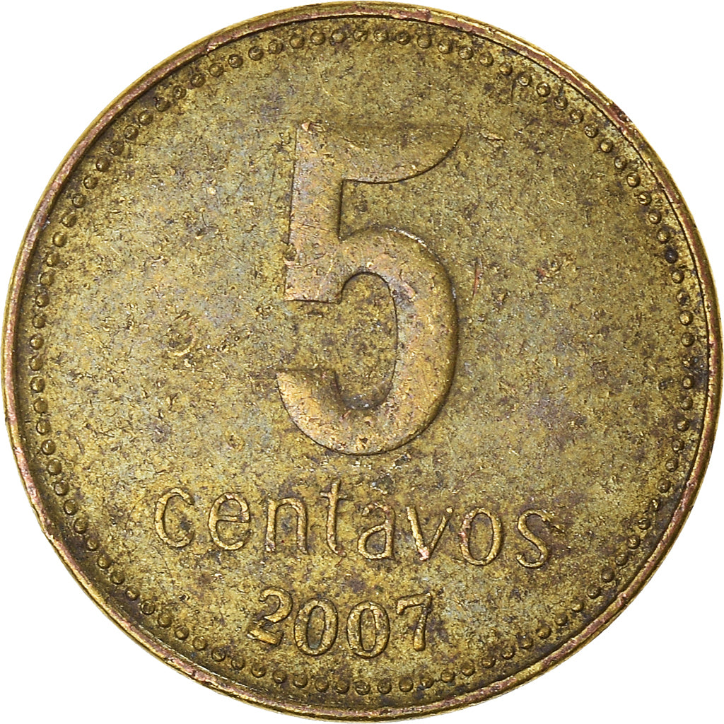Munten, Argentinië, 5 Centavos, 2007