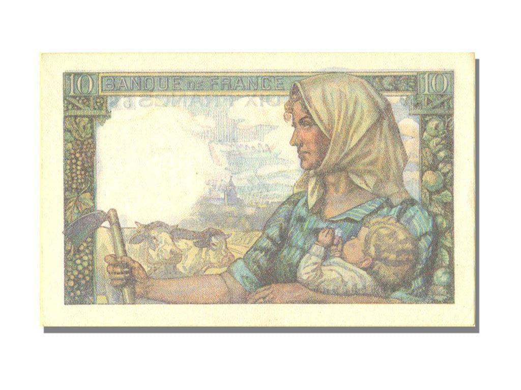 France, 10 Francs, 10 F 1941-1949 ''Mineur'', 1943, KM #99f, 1947-12-04,...
