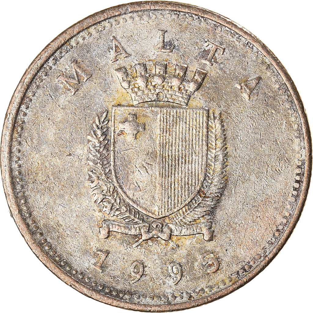Moneta, Malta, 10 Cents, 1995