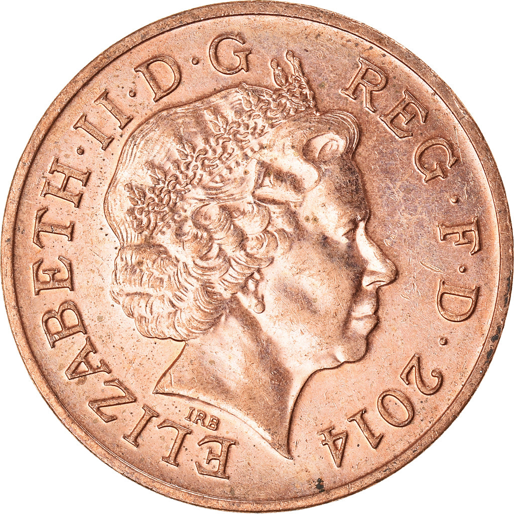 Moeda, Grã-Bretanha, 2 Pence, 2014