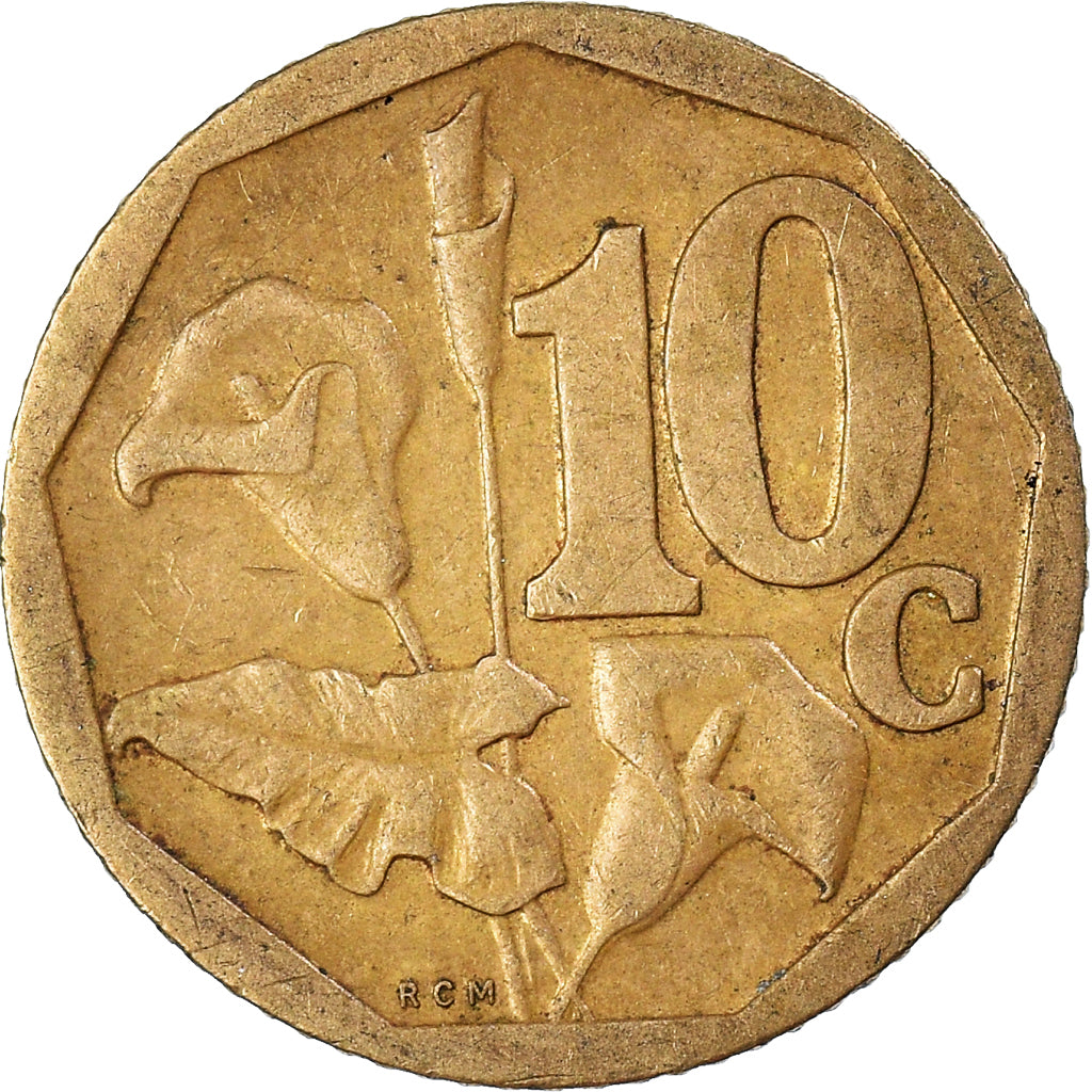 Moneta, Południowa Afryka, 10 Cents, 2007