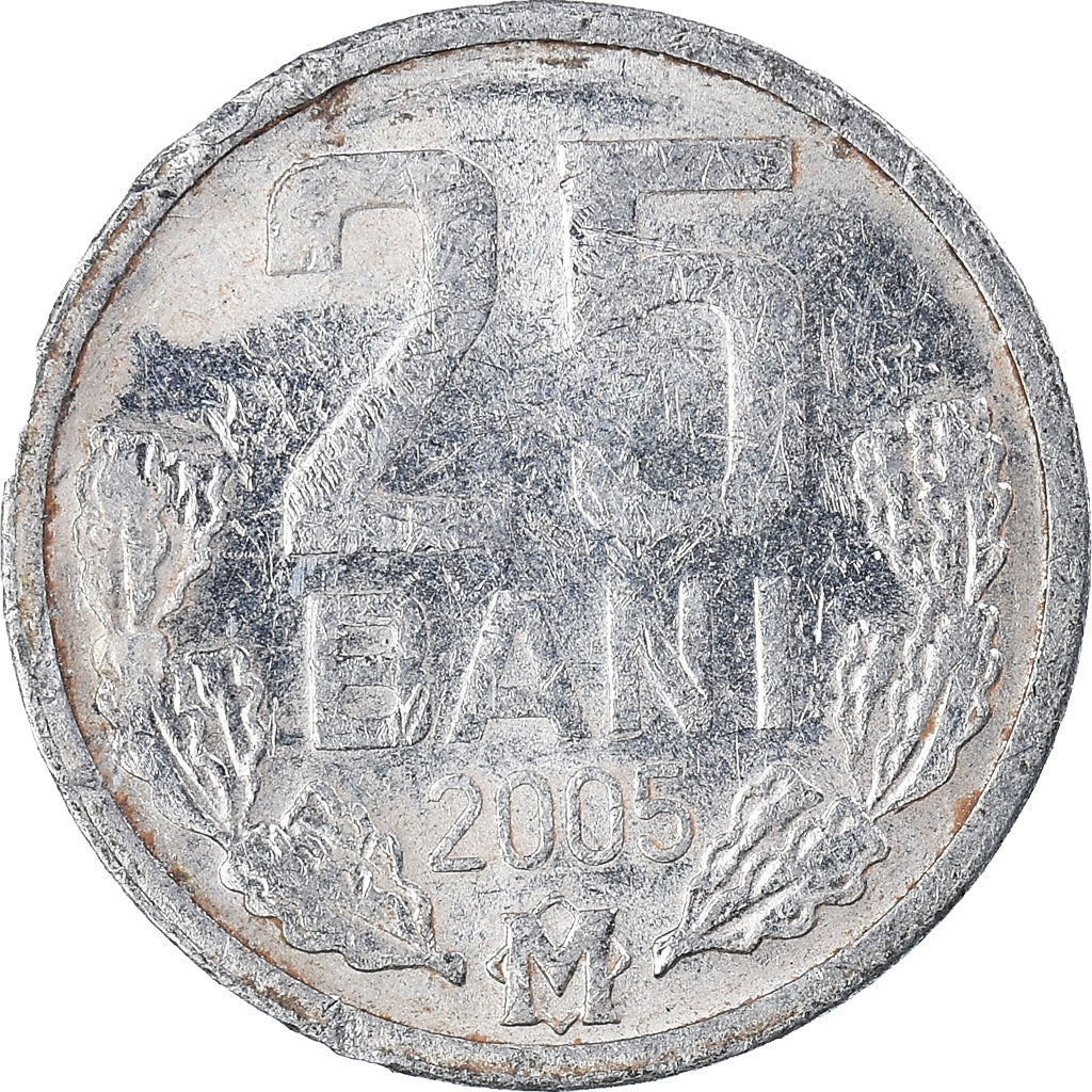 Moneta, Moldava, 25 Bani, 2005