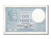 Banknot, Francja, 10 Francs, Minerve, 1939, 1939-10-19, AU(55-58), Fayette:7.12