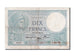 Biljet, Frankrijk, 10 Francs, 10 F 1916-1942 ''Minerve'', 1940, 1940-11-07, TB+