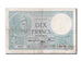 Banknot, Francja, 10 Francs, Minerve, 1940, 1940-11-07, VF(30-35), Fayette:7.19