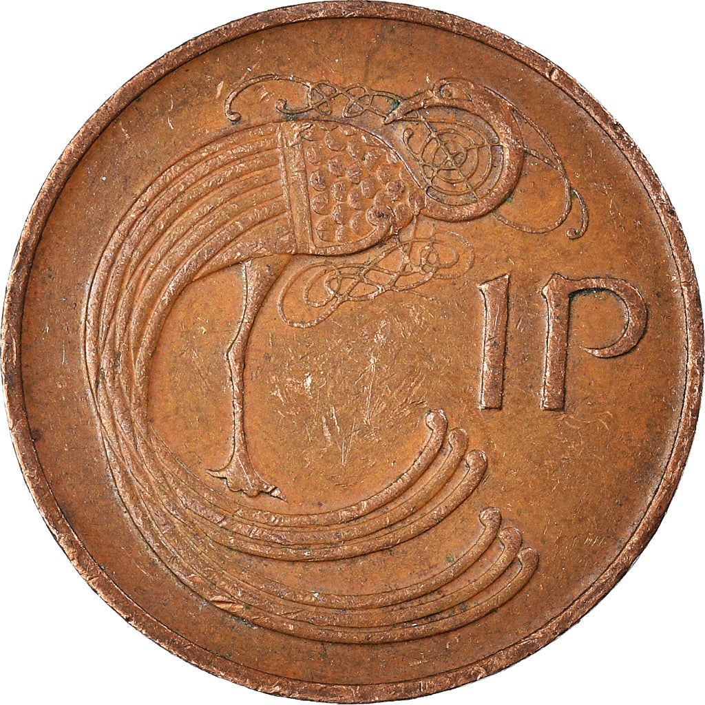 Moeda, REPÚBLICA DA IRLANDA, Penny, 1985