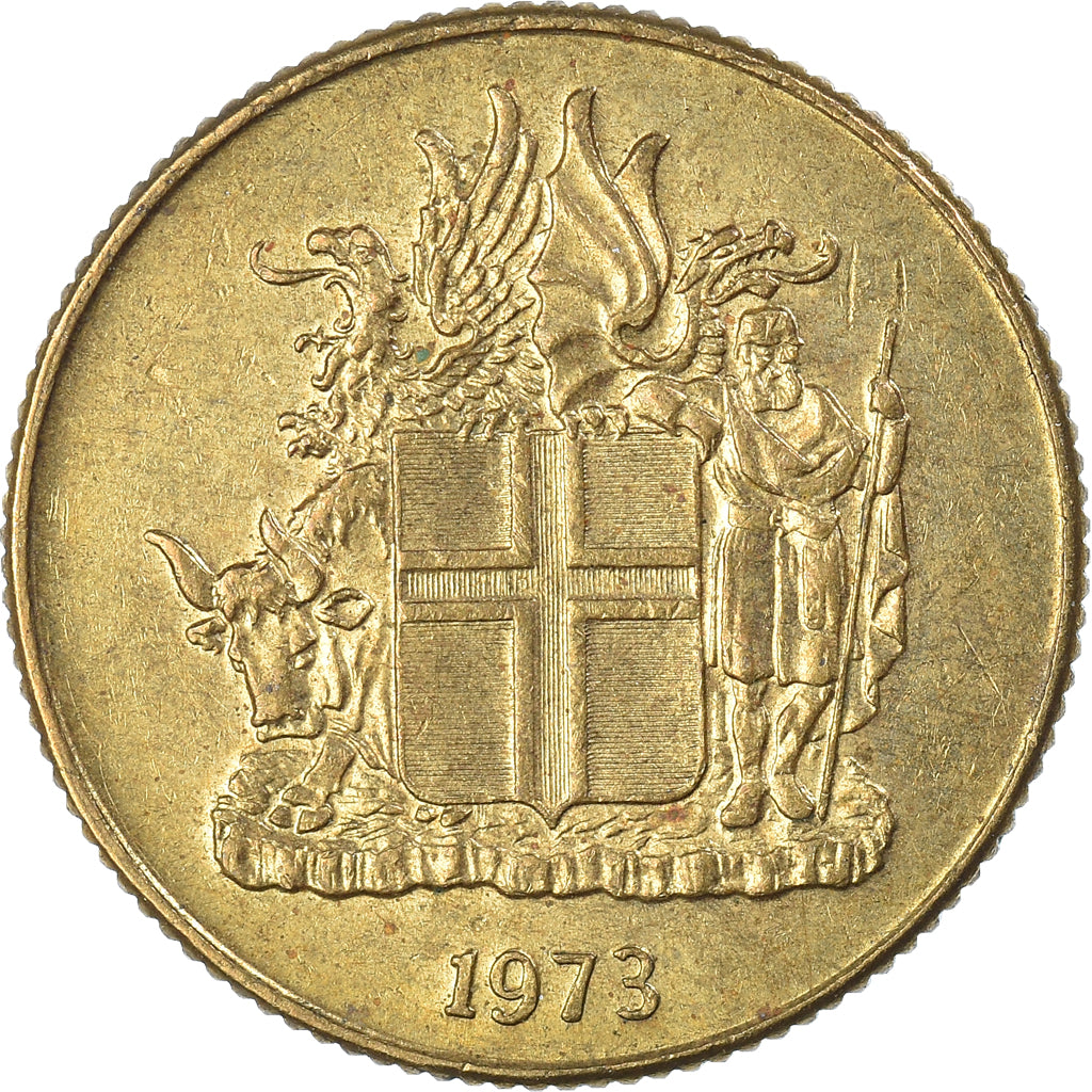Münze, Iceland, Krona, 1973