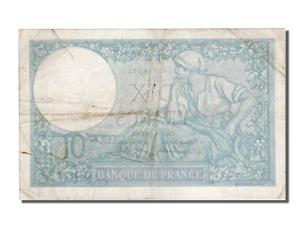 Banknote, France, 10 Francs, 10 F 1916-1942 ''Minerve'', 1941, 1941-01-09