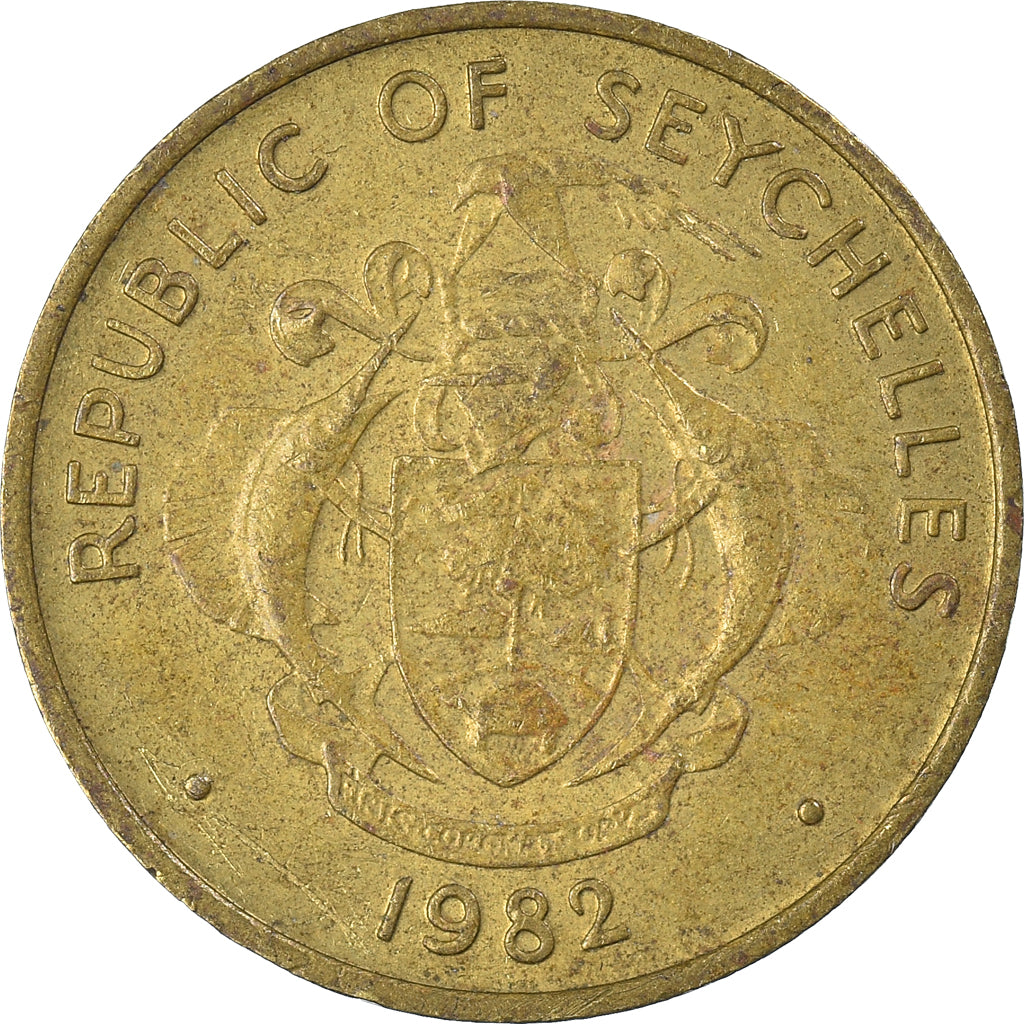 Moeda, Seicheles, 10 Cents, 1982