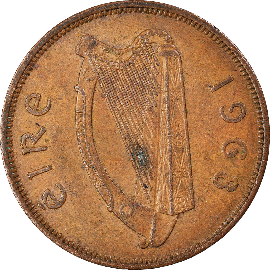 Munten, REPUBLIEK IERLAND, Penny, 1968