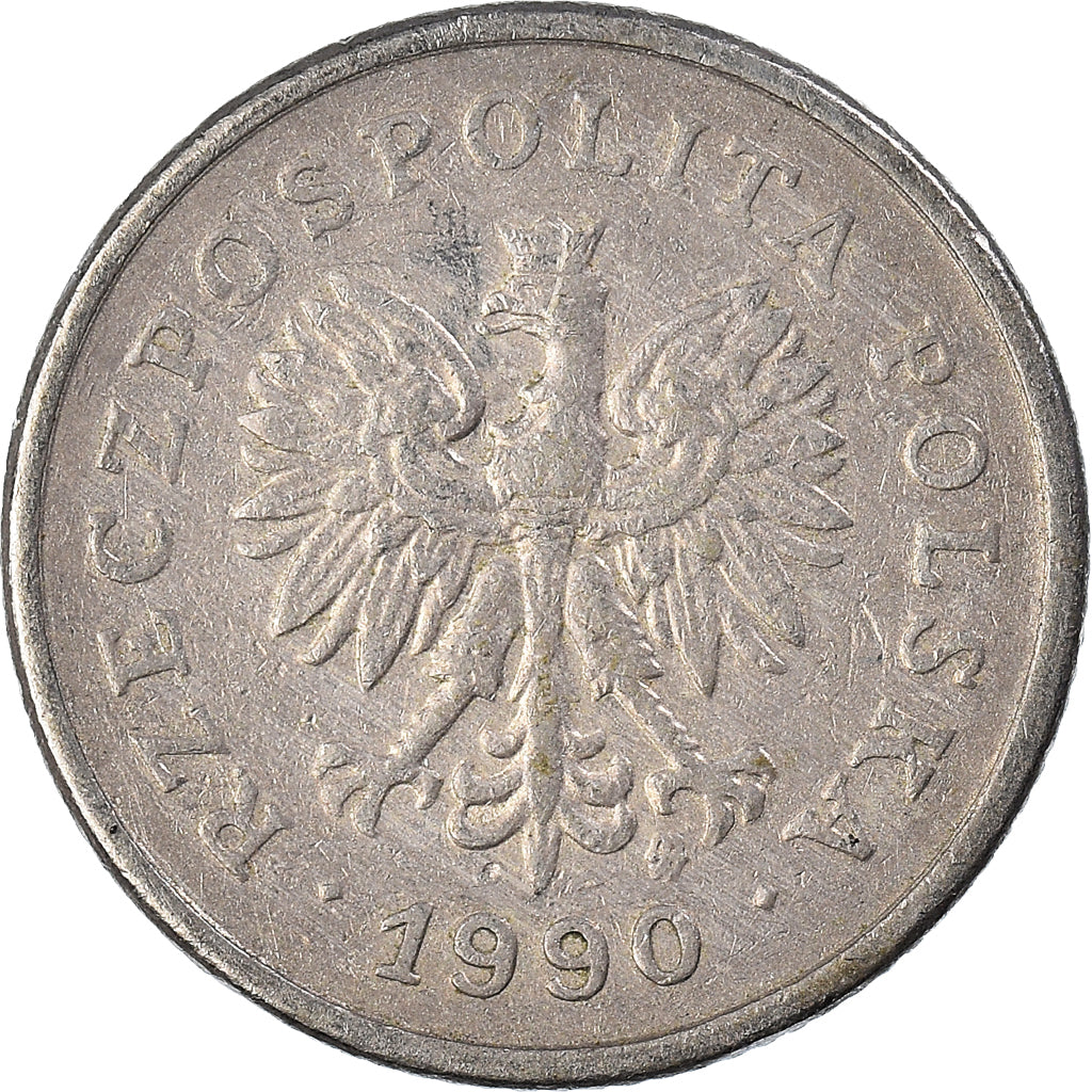 Moneta, Polonia, 20 Groszy, 1990