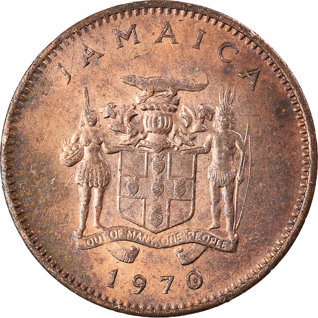 Jamaica, Cent, 1970, Cobre, MBC