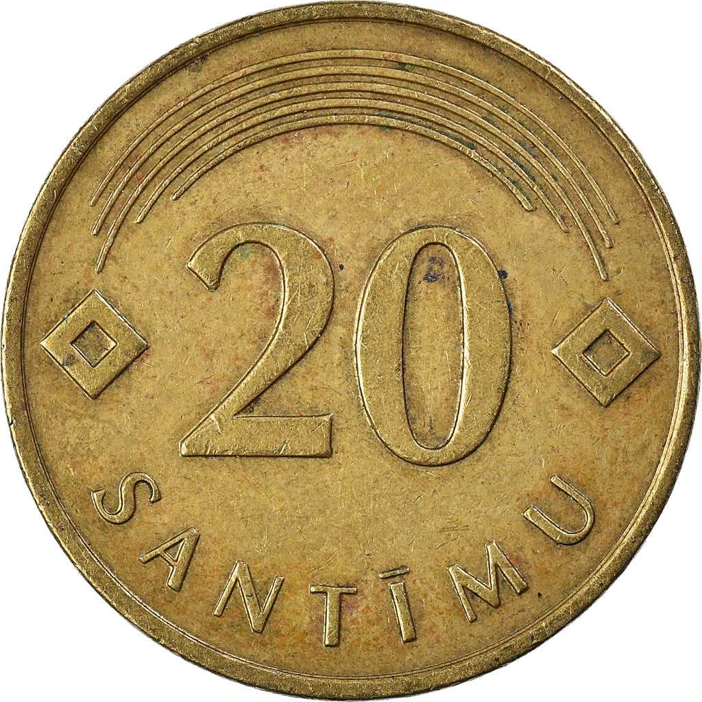 Coin, Latvia, 20 Santimu, 2009