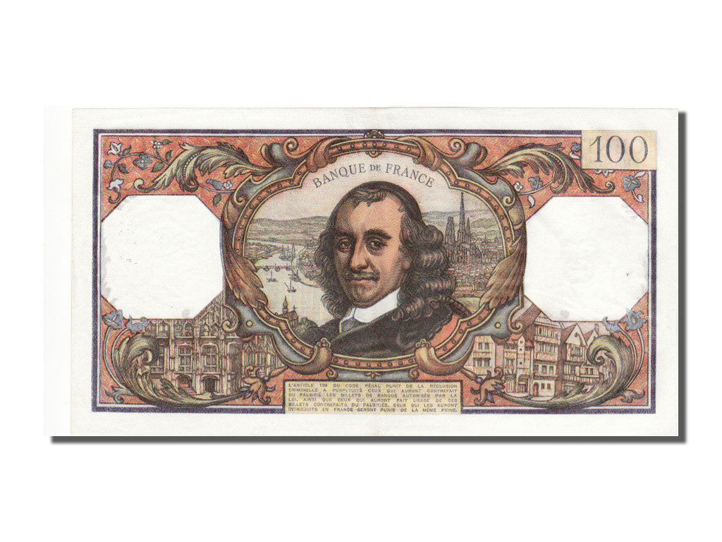 Biljet, Frankrijk, 100 Francs, 100 F 1964-1979 ''Corneille'', 1972, 1972-05-04