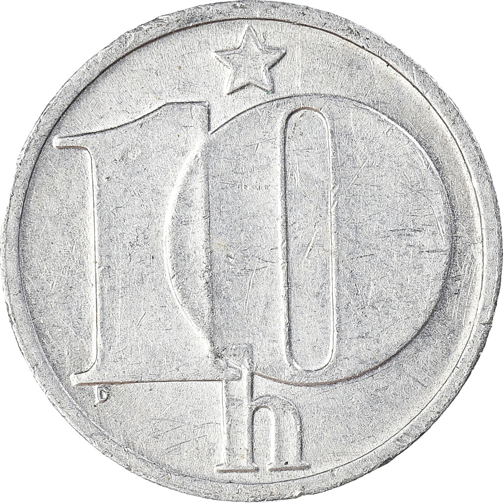 Moneta, Cecoslovacchia, 10 Haleru, 1980