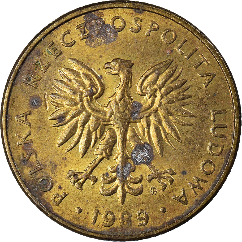 Coin, Poland, 10 Zlotych, 1989