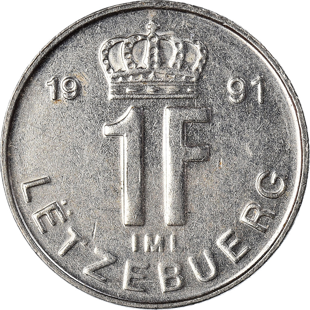 Munten, Luxemburg, Franc, 1991