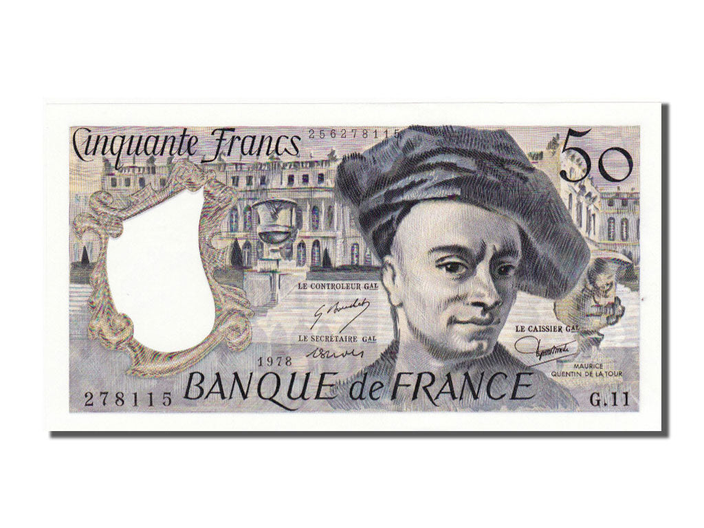 Billet, France, 50 Francs, 50 F 1976-1992 ''Quentin de La Tour'', 1978, SPL+