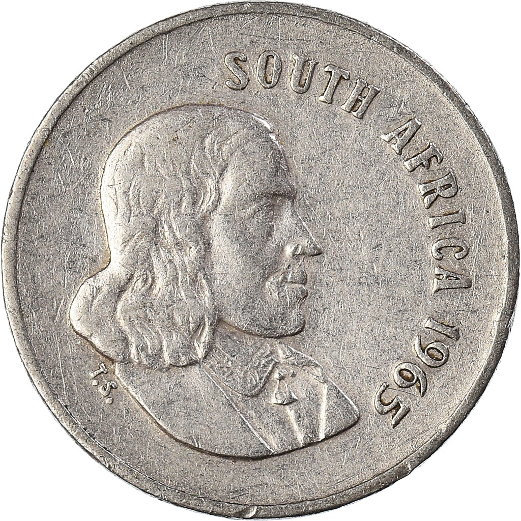 Monnaie, Afrique du Sud, 5 Cents, 1965
