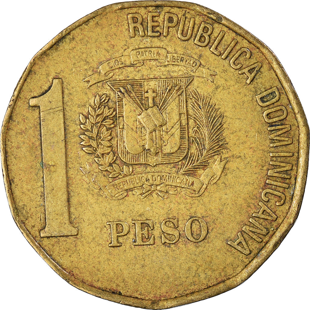 Münze, Dominican Republic, Peso, 2002