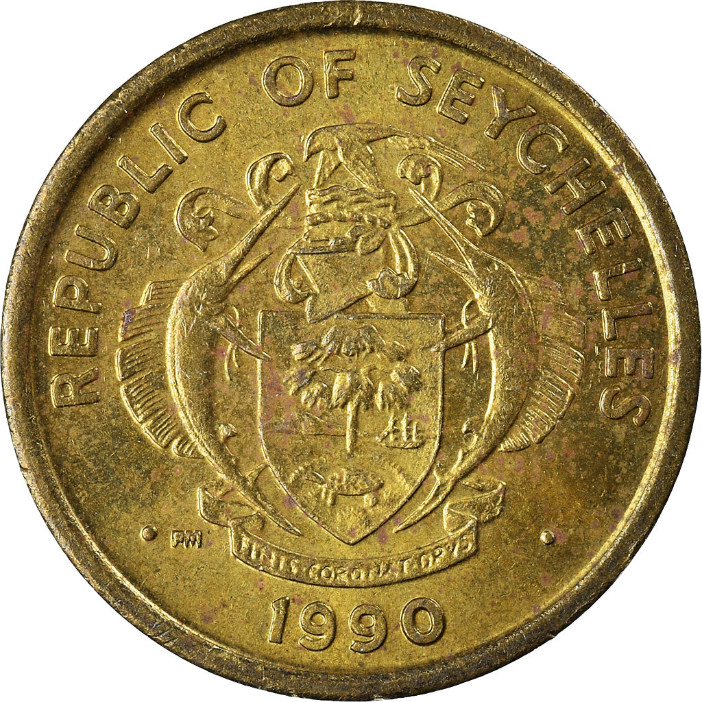 Monnaie, Seychelles, 10 Cents, 1990