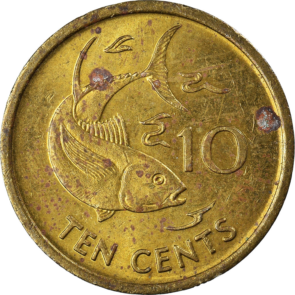 Monnaie, Seychelles, 10 Cents, 1990