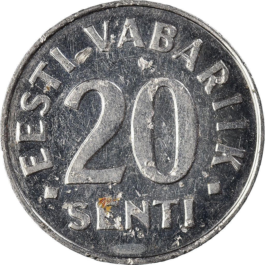 Monnaie, Estonie, 20 Senti, 1999