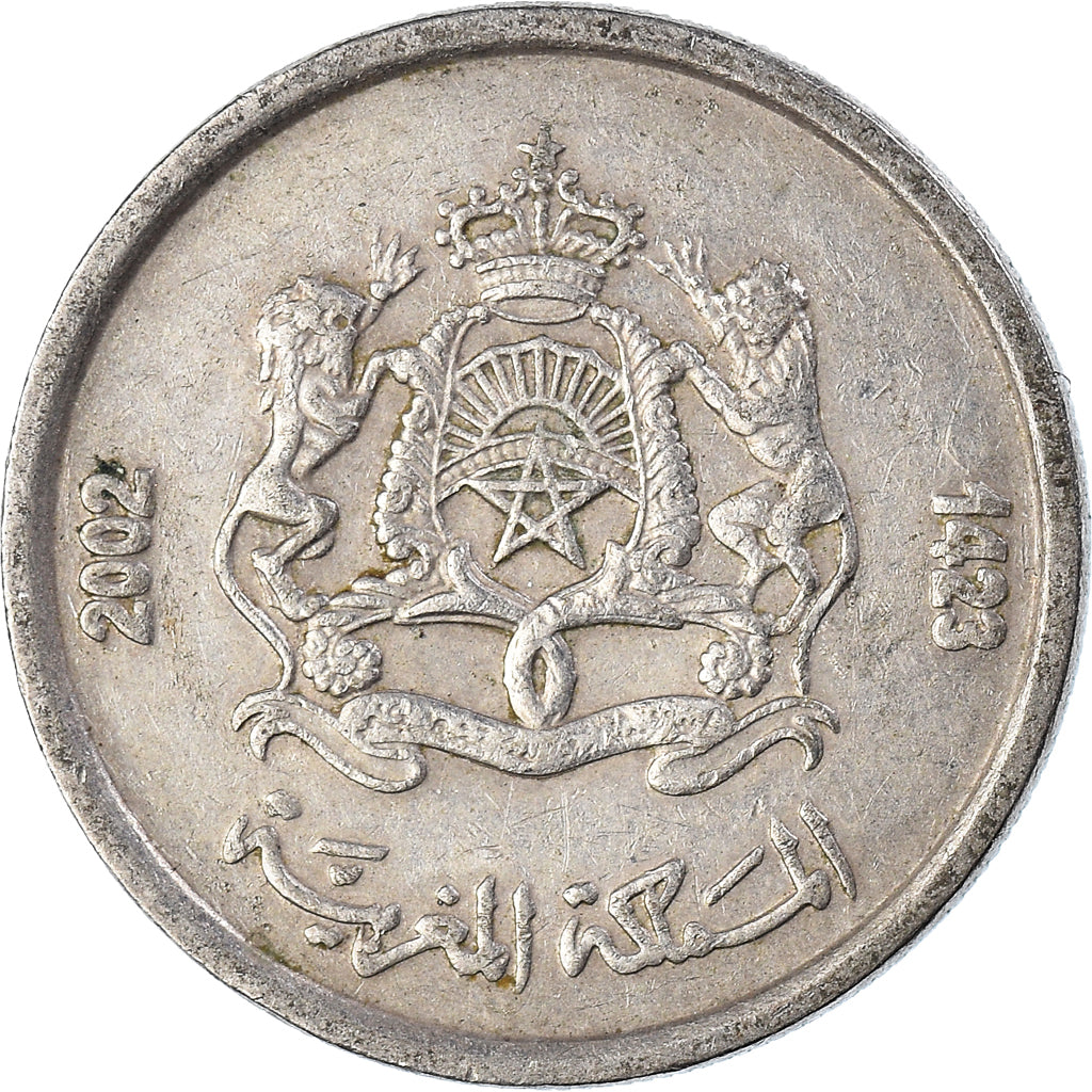 Monnaie, Maroc, 1/2 Dirham, 2002