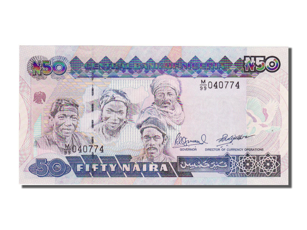 Banknote, Nigeria, 50 Naira, 1991, UNC(65-70)