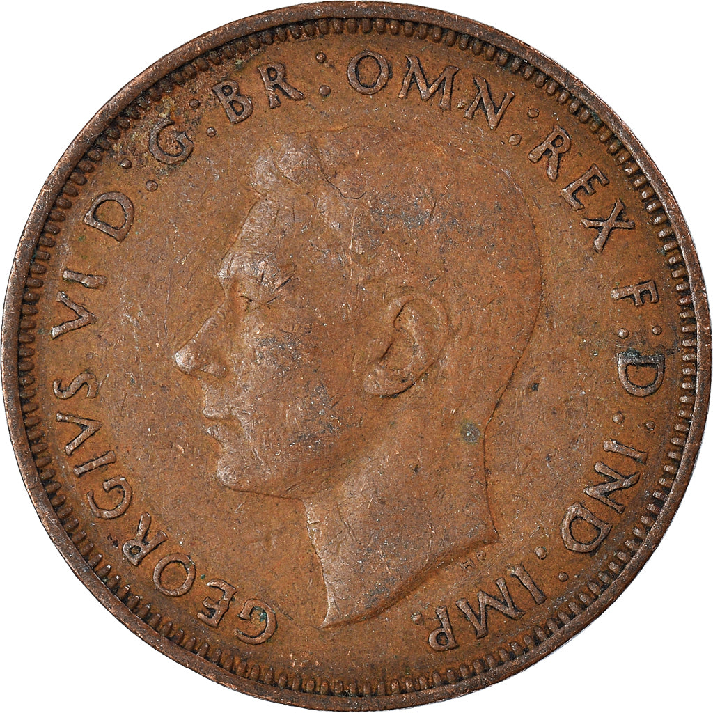 Moneta, Wielka Brytania, 1/2 Penny, 1943