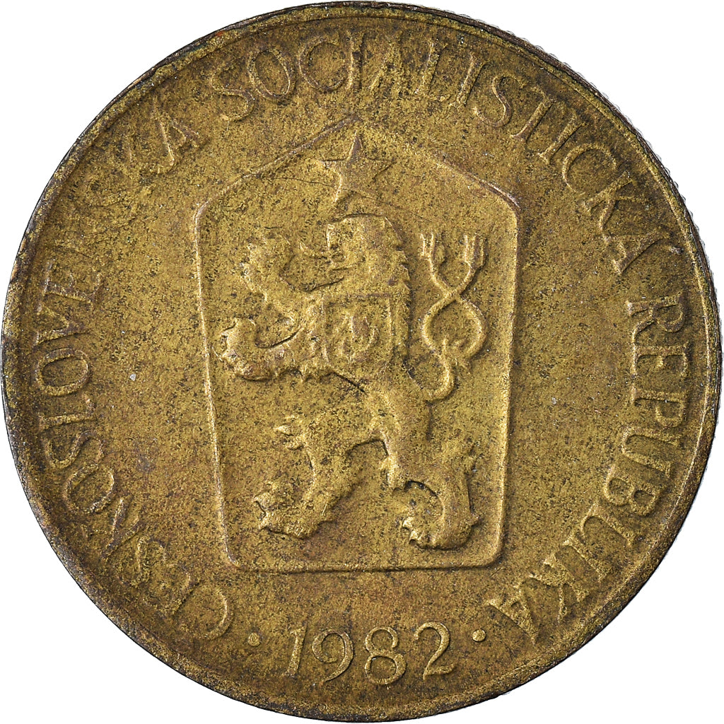 Coin, Czechoslovakia, Koruna, 1982