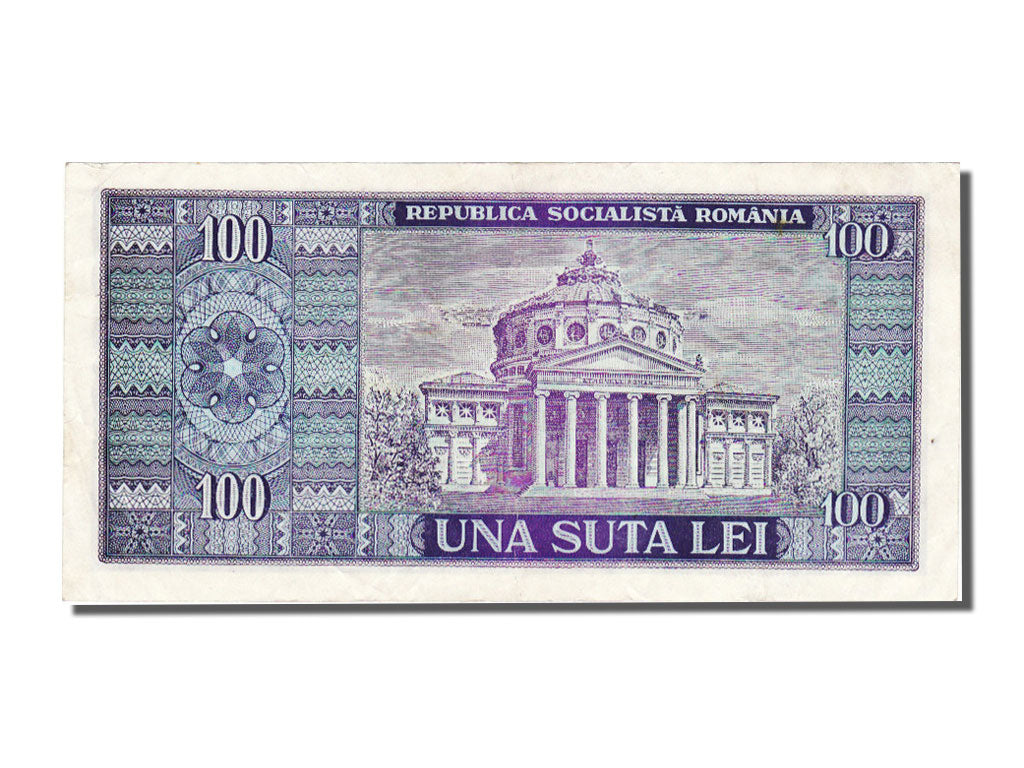 Geldschein, Rumänien, 100 Lei, 1966, VZ+