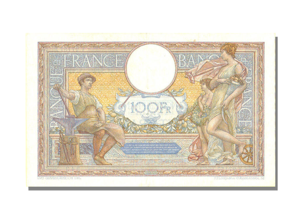 Billet, France, 100 Francs, 100 F 1908-1939 ''Luc Olivier Merson'', 1930