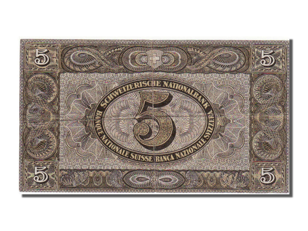 Banknote, Switzerland, 5 Franken, 1947, 1947-10-16, EF(40-45)