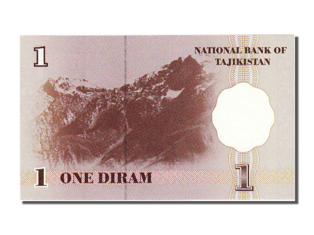 Banconote, Tagikistan, 1 Diram, 1999, FDS