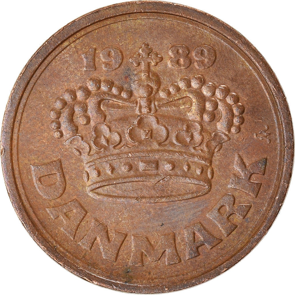 Moneta, Dania, 50 Öre, 1989