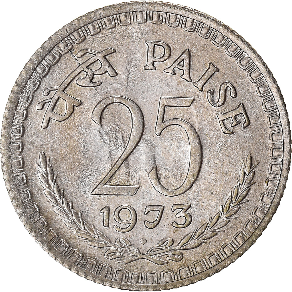 Moneta, REPUBBLICA DELL’INDIA, 25 Paise, 1973