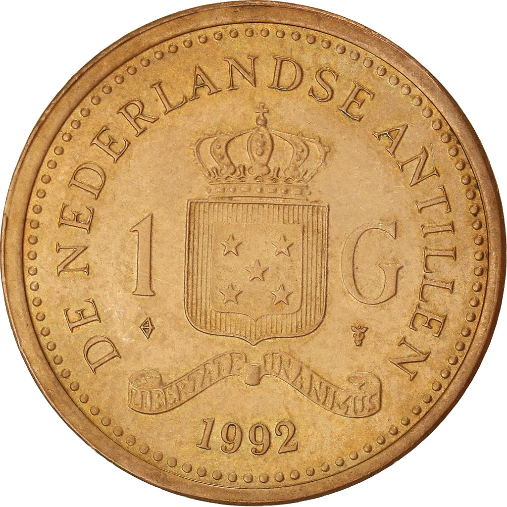 Coin, Netherlands Antilles, Gulden, 1992